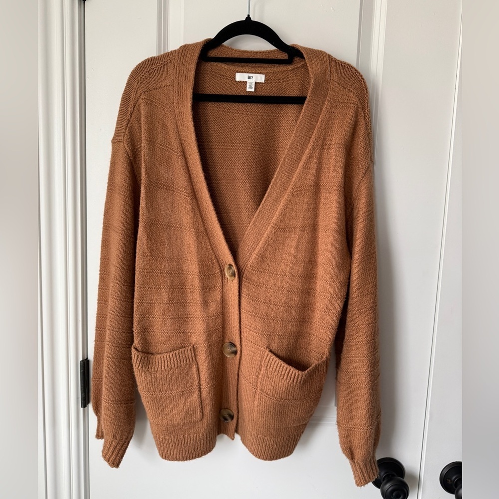 BP Brown Women's Cardigan Sweater
